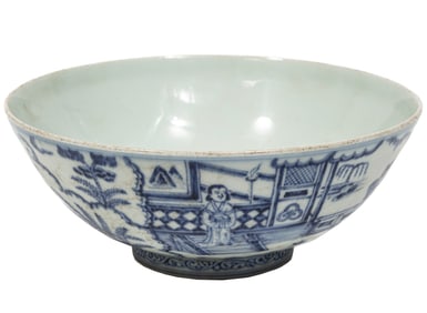 Chinese Blue and White Porcelain Bowl
