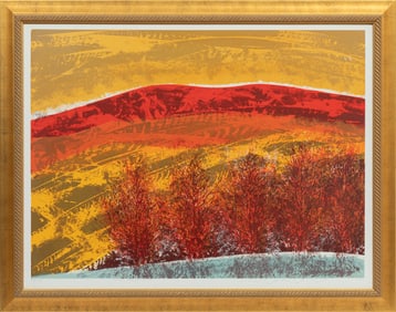 Howard Bradford, Canadian/California 1919-2008, ?Coast Series #3?, serigraph