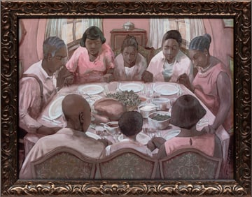 John Holyfield, American/North Carolina b. 1969, ?Blessing III? and ?Reminisce?, 2 lithographs