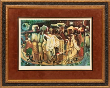 John Biggers, American/Texas 1924 -2001, ?Houston International Festival: An African Tribute - Band