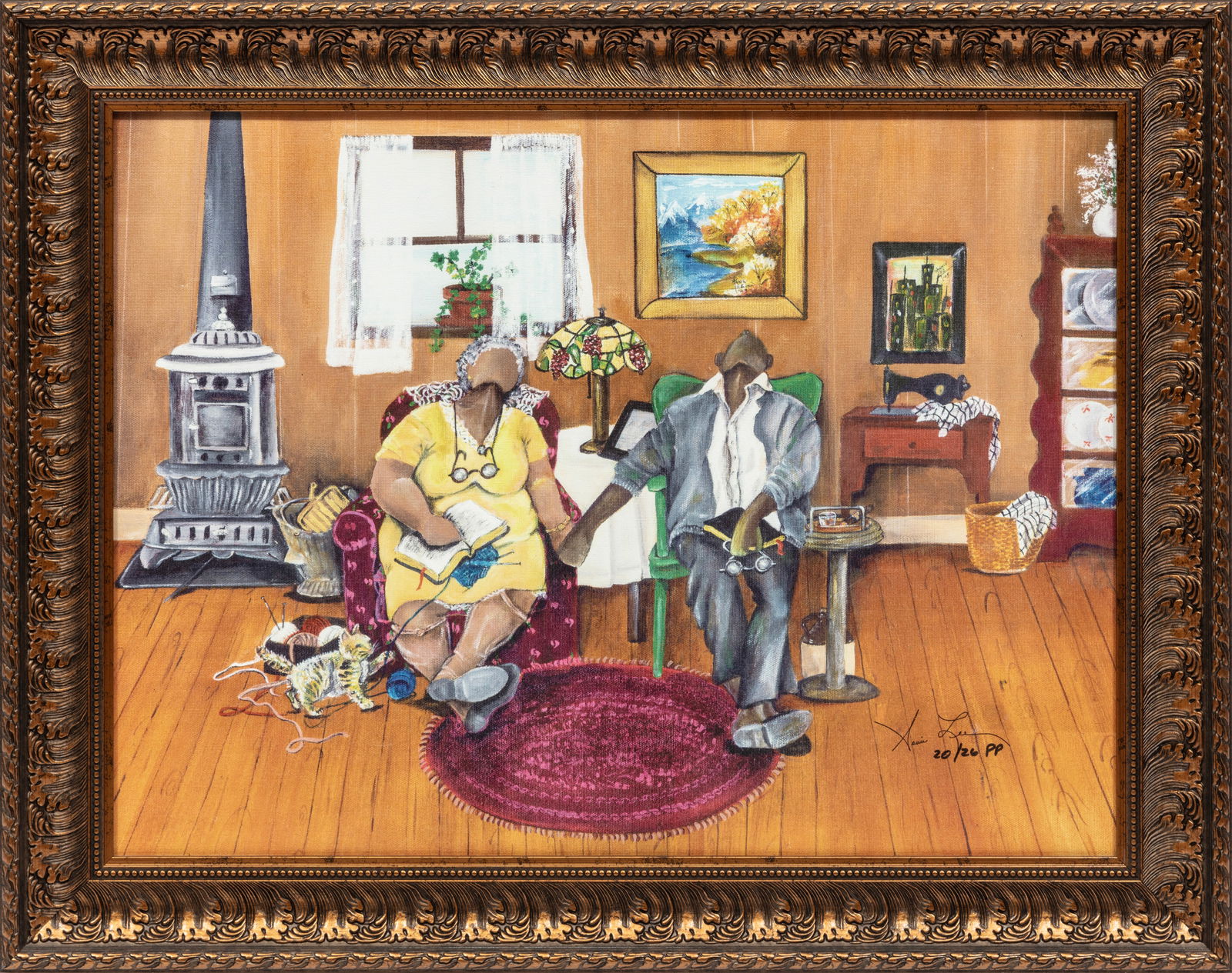 Annie Francis Lee, American/Illinois 1935-2014, ?True Love", gicl?e on unstretched canvas (1 of 2)