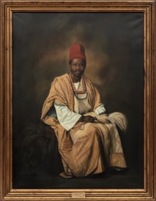 Clarence Crawford, British b. 1938, ?Senator Dr. Ali?, oil on canvas