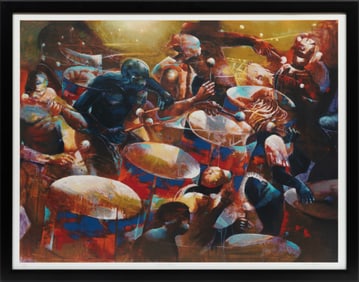 Paul Goodnight, American/Illinois b. 1946, ?Magical Thunder?, serigraph
