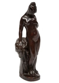 After Anders Leonard Zorn, Swedish 1860-1920, "Standing Female Nude", cast bronze