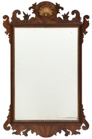 Chippendale-Style Mahogany Mirror