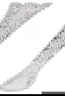 American Brilliant Cut Glass Tall Vase: American Brilliant Cut Glass Tall Vaseh. 15 in., dia. 7 in.