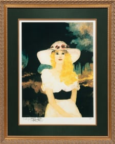 George Rodrigue, American/Louisiana 1944-2013, "Jolie Blonde", offset lithograph on paper