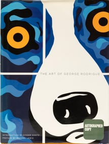 George Rodrigue, Louisiana 1944-2013, "The Art of George Rodrigue", autographed book