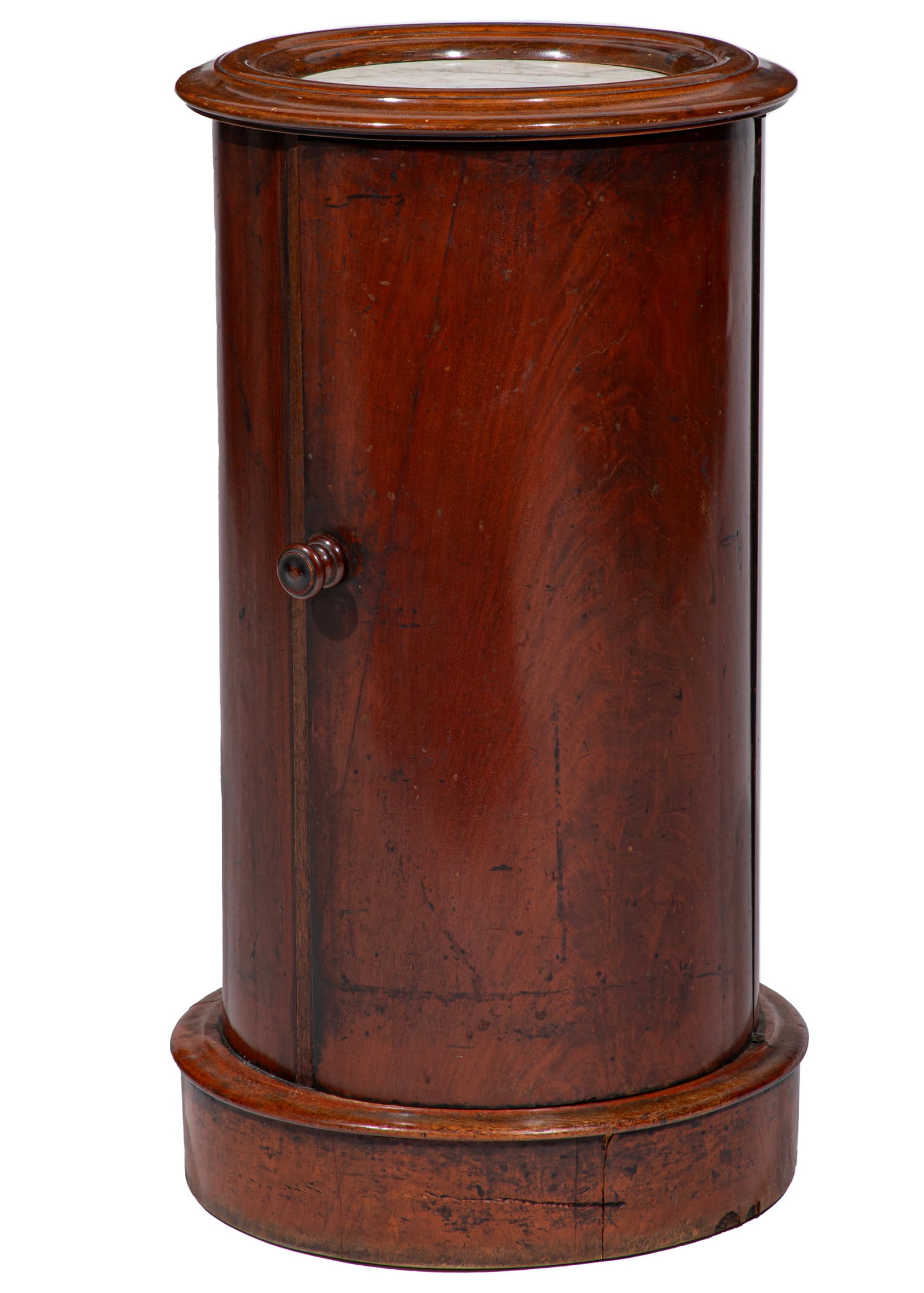 American Classical Carved Mahogany Pot Commode (1 of 2)