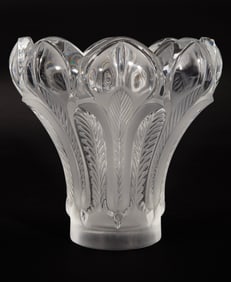 Lalique Esna Crystal Vase