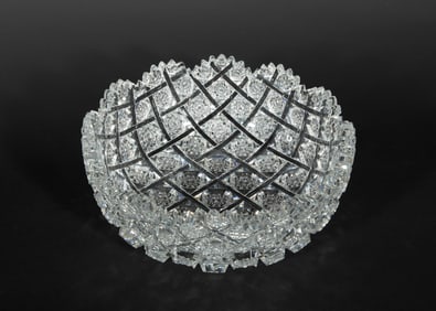 American Brilliant Cut Glass Bowl