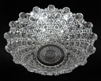American Brilliant Cut Glass Bowl