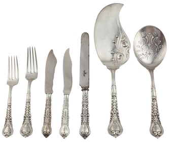 Tiffany "Florentine" Pattern Sterling Silver Flatware