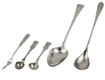 Miscellaneous Group of Antique and Vintage Silver Flatware