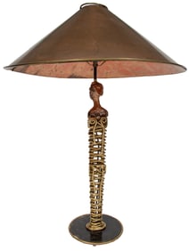 Mario Villa, Nicaraguan/Louisiana 1953-2021, "Figural Lamp"