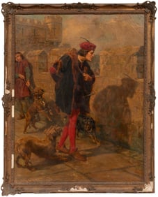 Ralph Hedley, British 1848-1913, "Richard III", oil on canvas