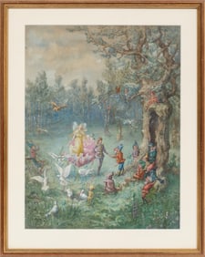 Henry George Montagu MacLean Barstow, British c. 1863-1942/1943, "King and Queen of the Fairies