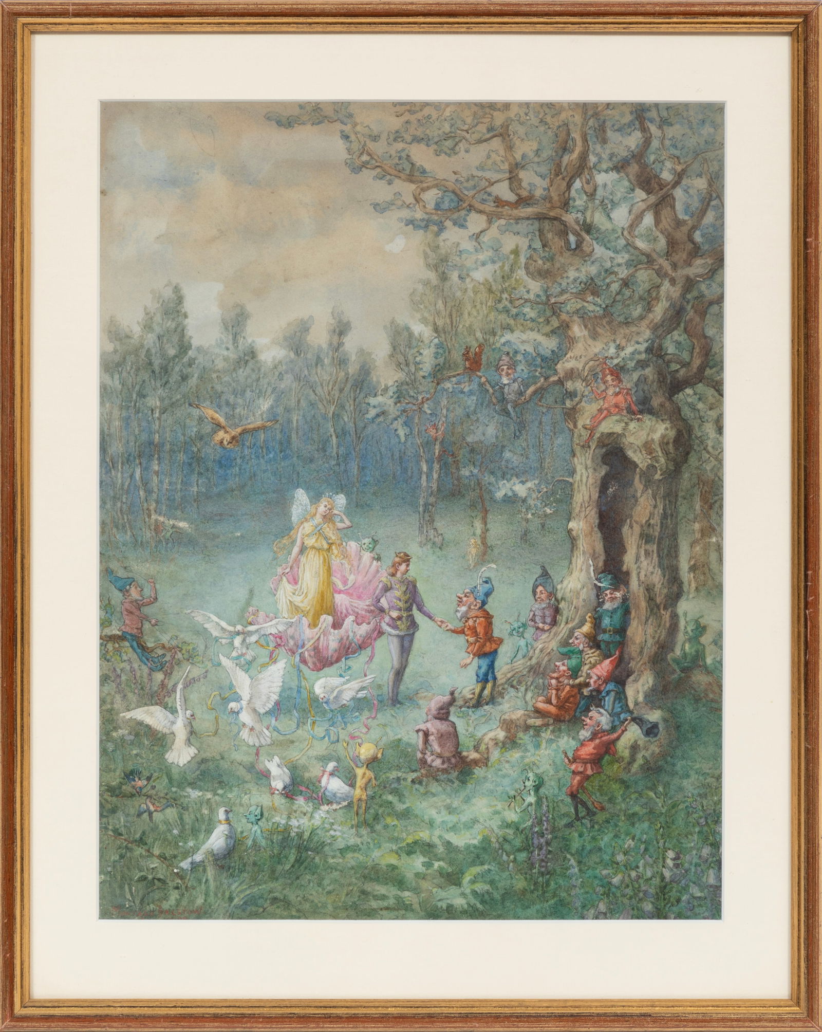 Henry George Montagu MacLean Barstow, British c. 1863-1942/1943, "King and Queen of the Fairies (1 of 3)