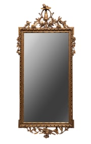 Louis XVI Giltwood Mirror