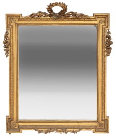 Neoclassical-Style Giltwood Mirror