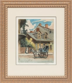 Louis Oscar Griffith, American/Indiana 1875-1956, active New Orleans, 1916-1917, "Horse Drawn Milk
