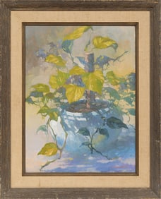 Don Wright, American/Louisiana 1938-2007, ?Pothos Ivy?, oil on canvas