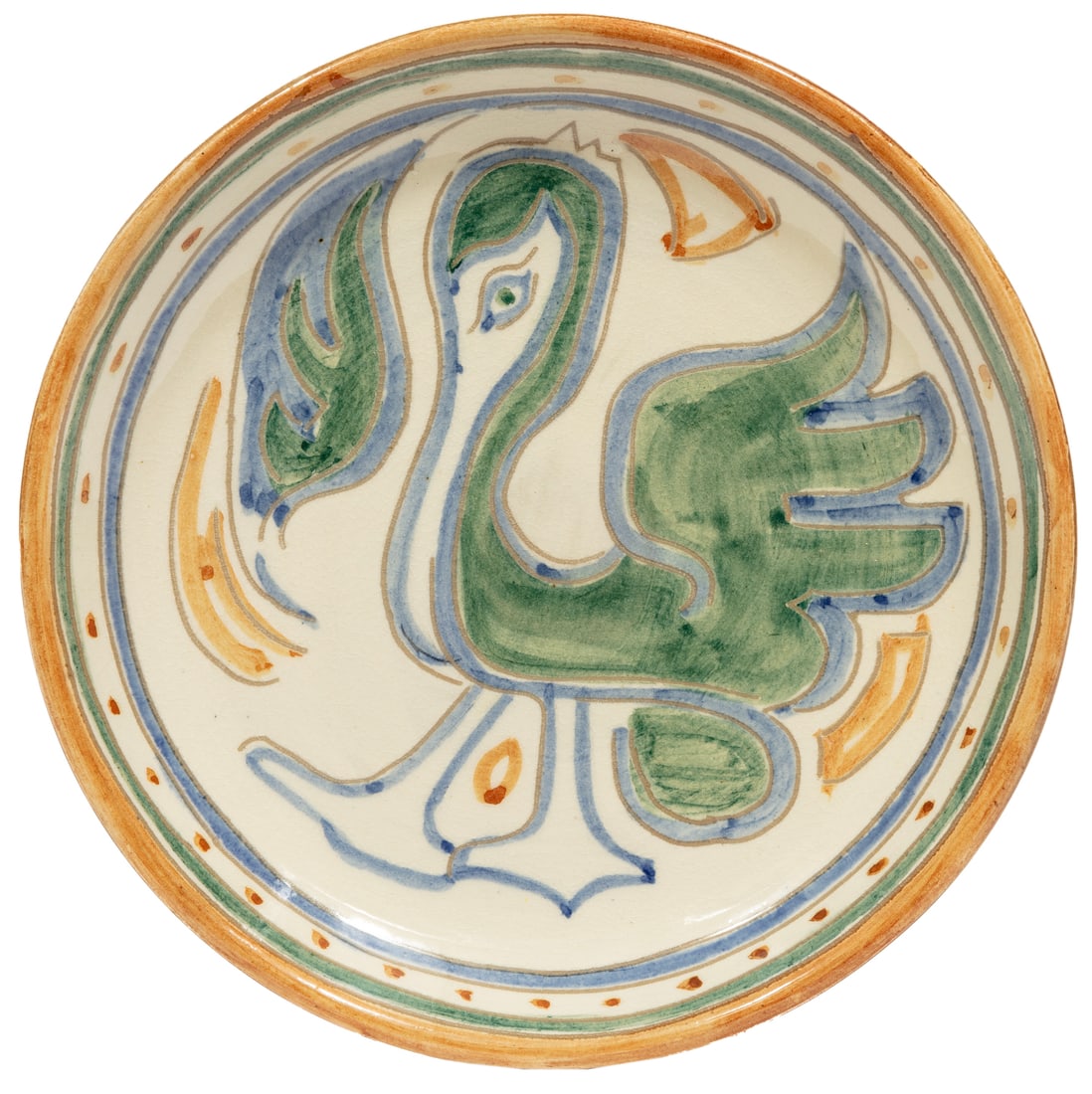 Shearwater Art Pottery Plate (1 of 2)