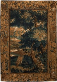 Antique Continental Verdure Tapestry