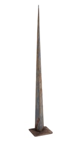 American-School Welded Steel Garden Spire