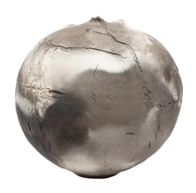 Tom Neugebauer, American/Pennsylvania 20th c., "Fired Globe", ceramic