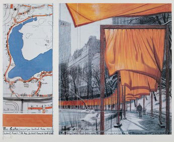 Christo Javacheff, Bulgarian/United States 1935-2020, "The Gates Project for Central Park New York