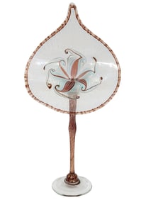 Vandermark-Merritt Jack-in-the-Pulpit Art Glass Vase