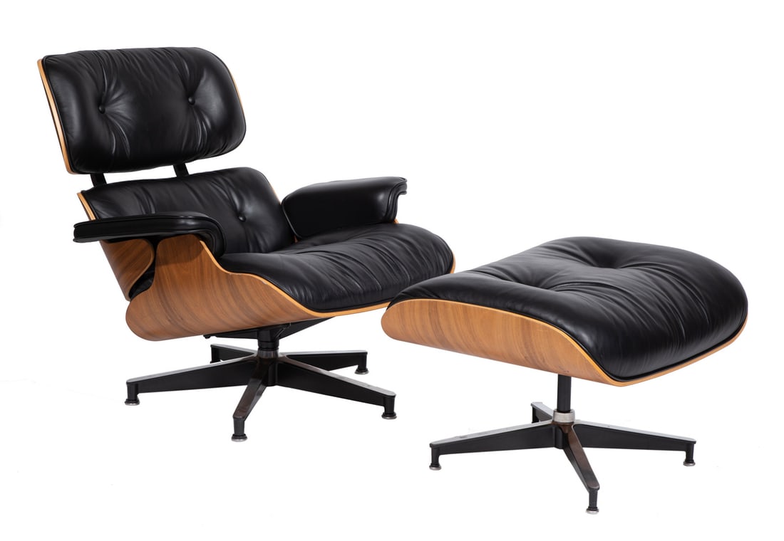 Charles and Ray Eames for Herman Miller Lounge Chair and Ottoman (1 of 4)