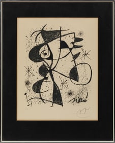 Joan Miro, Spanish 1893-1983, "Universit? de Gen?ve", lithograph on Arches paper
