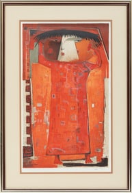 Angel Botello, Spanish/Puerto Rico 1913-1986, "El Ruido", lithograph