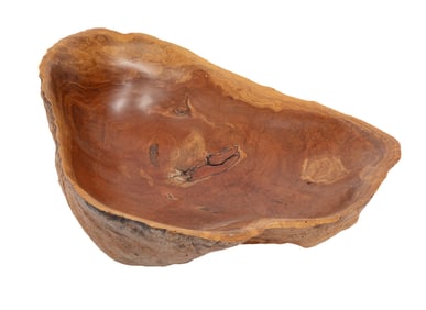 Australian School 20th c., "Large Burlwood Bowl", red gum burlwood