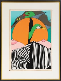 Tsuyoshi (Go) Yayanagi, Japanese b. 1933, ?Terre....et Maintenant (h.)?, screenprint