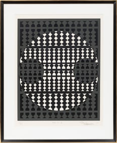 Yoshio Sekine, Japanese 1922-1989, ?F.A. 18 - B"?, silkscreen