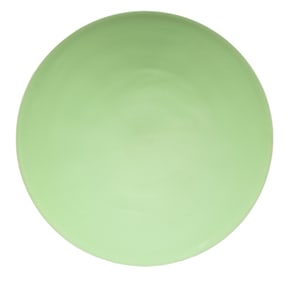 Bobby Silverman, American b. 1956, "Green Platter", glazed porcelain