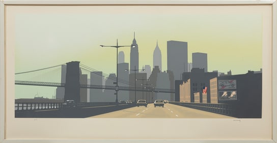 Howard Kanovitz, American/New York 1929-2009, "Armistice Day", serigraph on paper