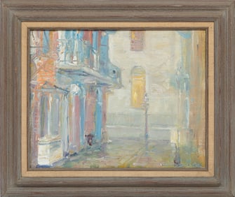 Charles Whitfield Richards, American/Louisiana 1906-1992, ?Cabildo Alley?, oil on canvas