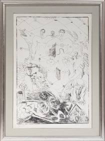 Mario Villa, Nicaraguan/Louisiana 1953-2021, ?Le Fe?, lithograph