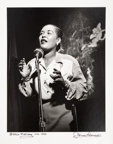 Herman Leonard, American 1923-2010, active New Orleans, 1992-2005, ?Billie Holiday, NYC, 1949?,