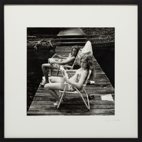 Amy James, American/Louisiana b. 1963, ?Sisters?, gelatin silver print