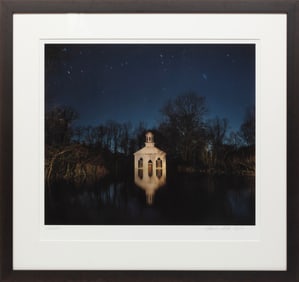 Frank Relle, American/Louisiana b. 1976, "Gouffre (Rodney, Mississippi)", c-print