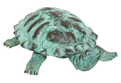 Frank Fleming, American/Alabama 1940-2018, "Turtle", bronze