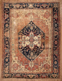 Antique Serapi Carpet