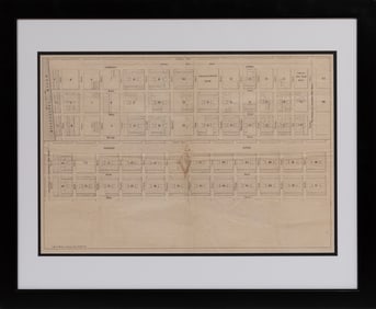 Survey of Napoleon Avenue from the Mississippi River to Arcadia (Clara) Street
