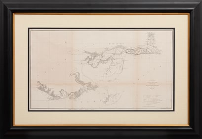 U.S. Coast Survey Map of the Gulf Coast