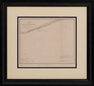 U.S. Coast Survey Map of the Harbor of Pass Christian